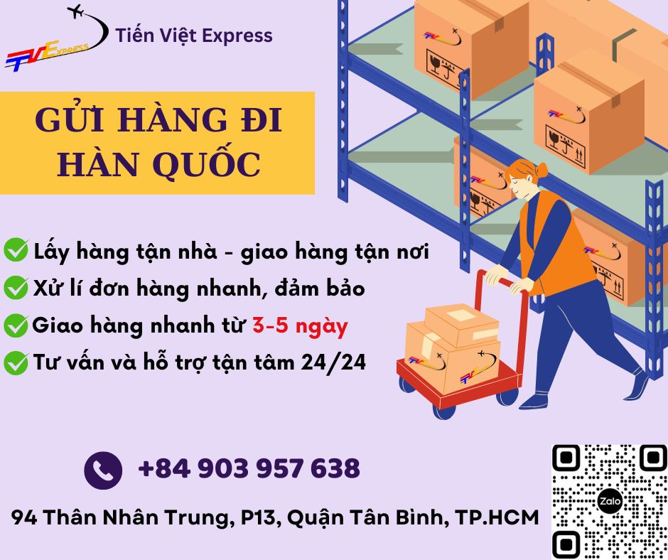 Gửi hàng đi Hàn Quốc